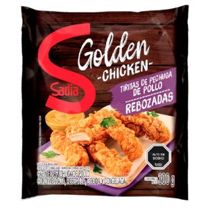 Tiritas de Pechuga de pollo rebozadas 300 grs