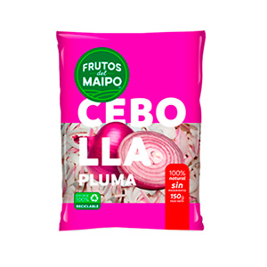 Cebolla Pluma Morada 100Gr Frutos Del Maipo