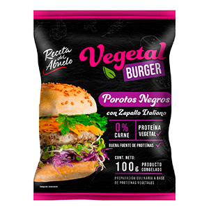 Hamburguesa De Porotos Negros 100Gr Recetas Del Abuelo