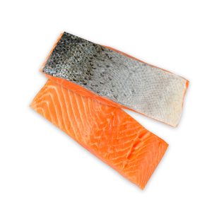 Salmón trozo con piel 1kg