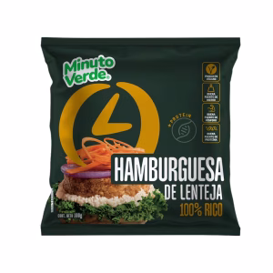 Hamburguesa Lenteja 100g Minuto Verde